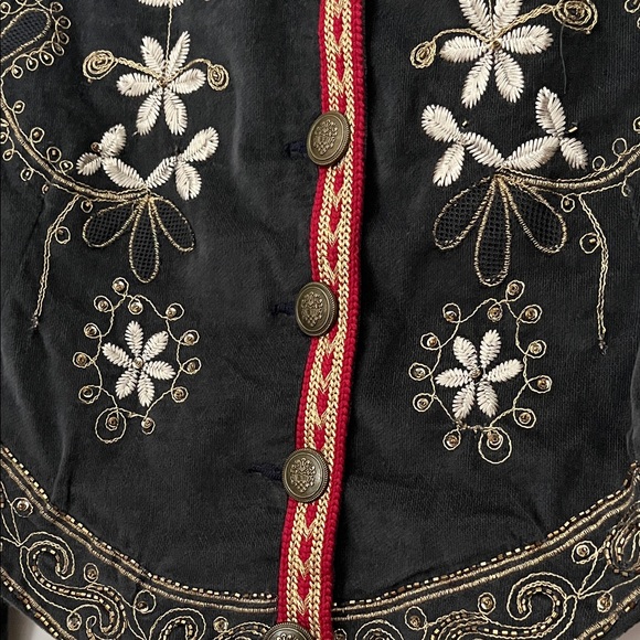 Free People Antique Ocean Embroidered Blazer - Picture 3 of 6